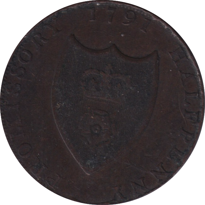 1791 HALF PENNY TOKEN SOUTHAMPTON