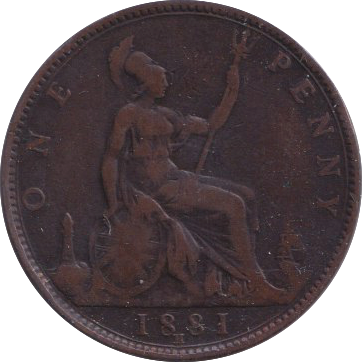 1881 PENNY ( FINE )