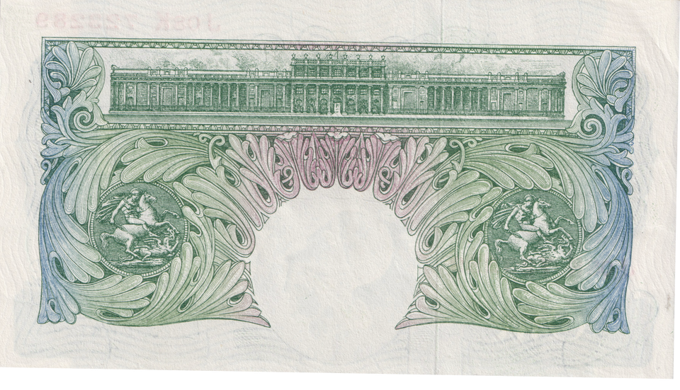 ONE POUND BANKNOTE BANK OF ENGLAND O'BRIEN £1-214