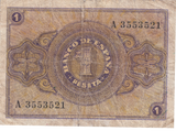 1937 1 PESTA SPAIN BANKNOTE REF-1862
