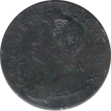 1736 HALFPENNY ( FINE )