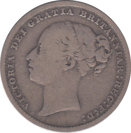 1887 SHILLING ( FINE )