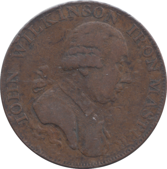 1792 WILKINSONS HALF PENNY TOKEN