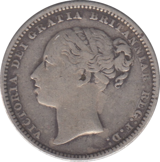 1882 SHILLING ( VF )
