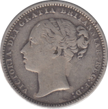 1882 SHILLING ( VF )