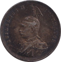 1901 SILVER GERMAN EAST AFRICA 1 RUPIE