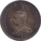 1901 SILVER GERMAN EAST AFRICA 1 RUPIE