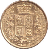 1849 GOLD SOVEREIGN ( EF )