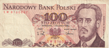 1883 POLAND 100 ZLOTYCH BANKNOTE REF-1665