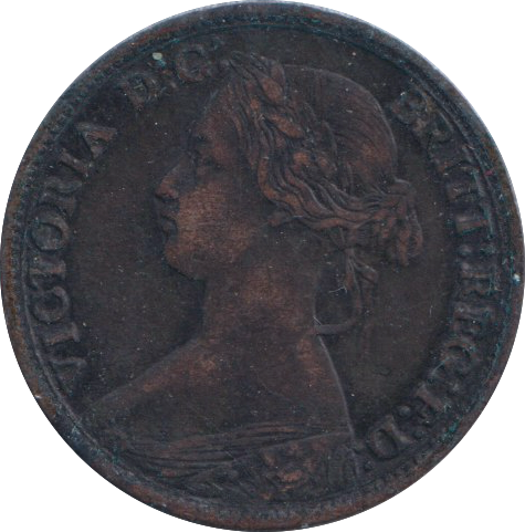1865 FARTHING ( VF )