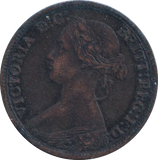 1865 FARTHING ( VF )