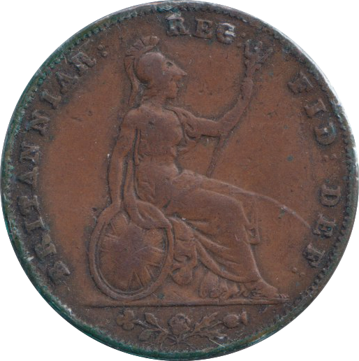 1856 FARTHING ( FINE )