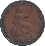 1856 FARTHING ( FINE )