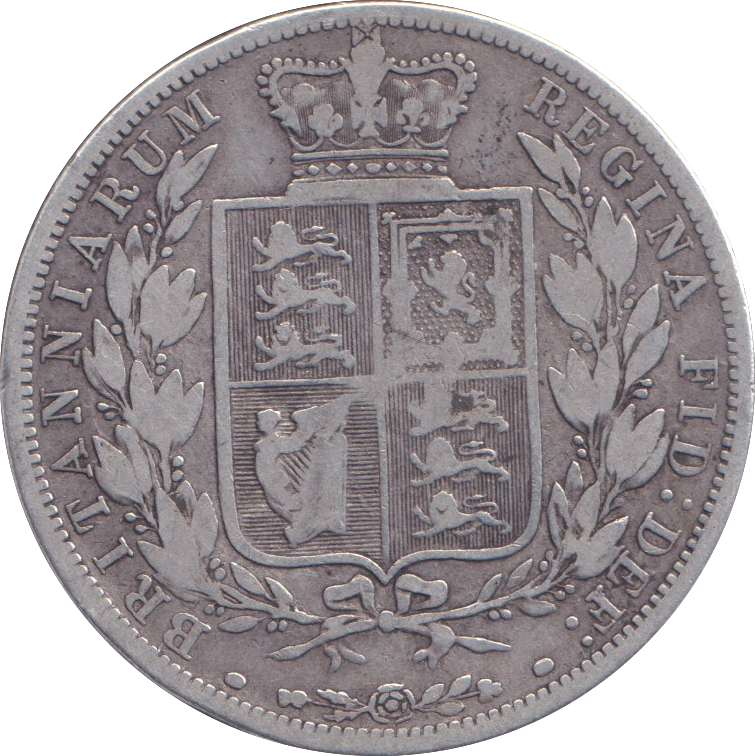 1881 HALFCROWN ( FINE )