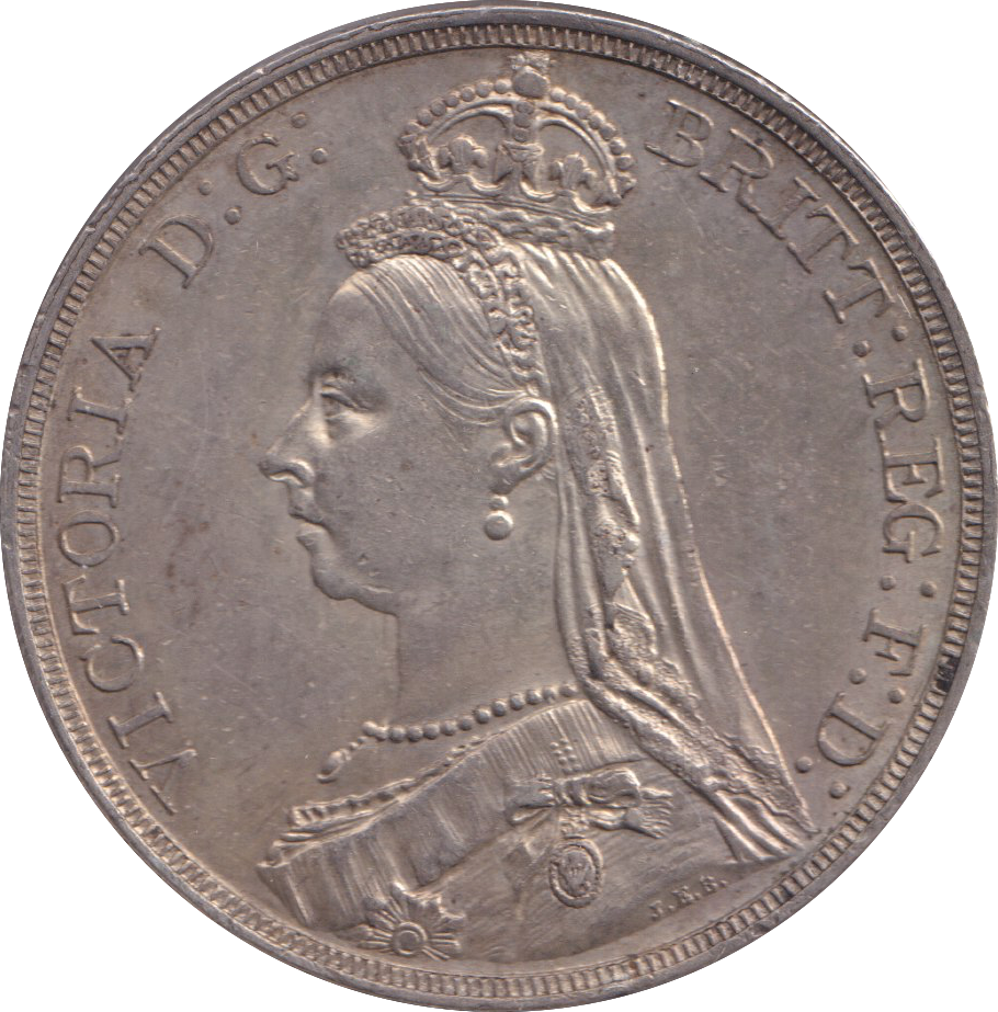 1887 CROWN ( AUNC )
