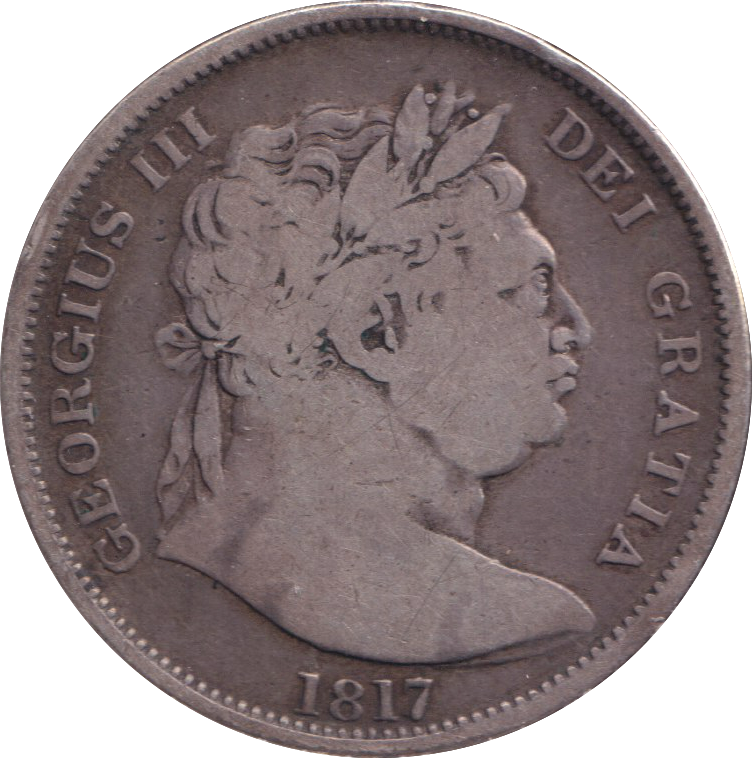 1817 HALFCROWN ( GF )