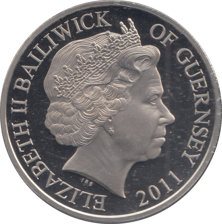 2011 FIVE POUNDS 40TH ANNIVERSARY OF DECIMALISATION ( PROOF )