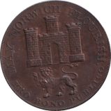 1792 HALF PENNY TOKEN NORWICH