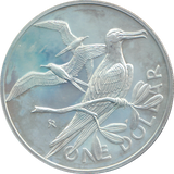 1973 SILVER PROOF 1 DOLLAR BRITISH VIRGIN ISLANDS