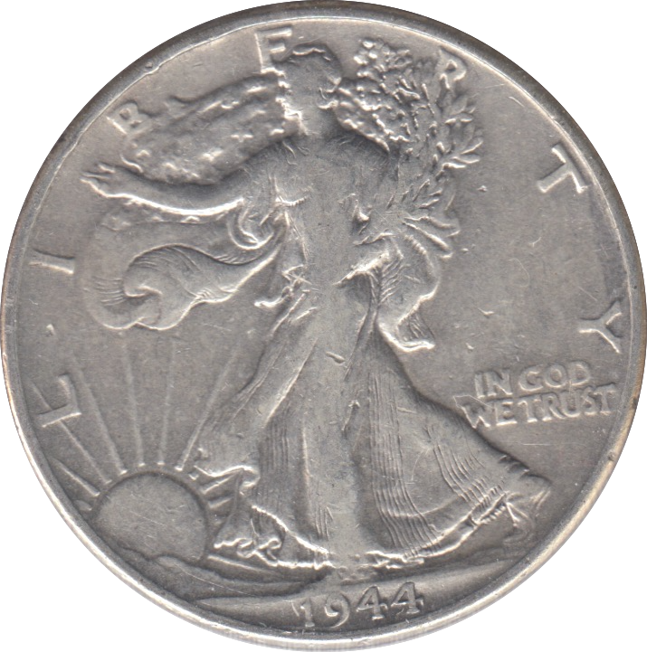 1944 SILVER USA HALF DOLLAR