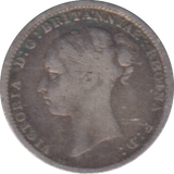 1885 THREEPENCE ( FINE )
