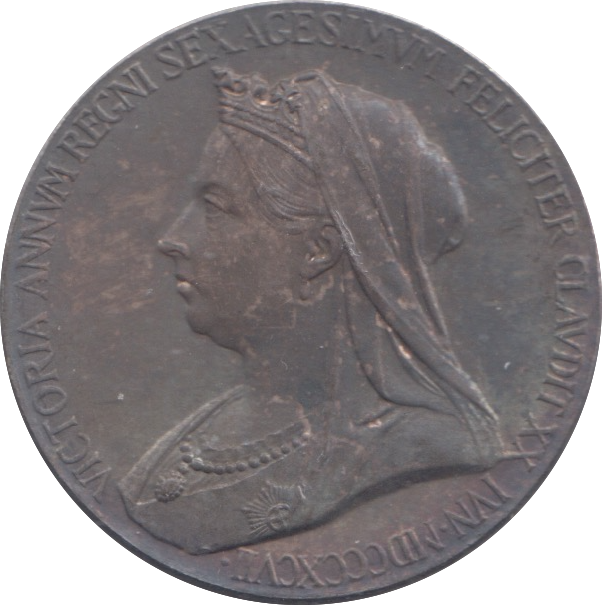 1897 SILVER MEDALLION REF 10