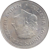 1970 SILVER NETHERLANDS 10 GULDEN