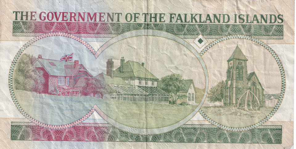 2011 FALKLAND ISLANDS 10 POUNDS BANKNOTE REF-1677