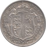 1919 HALFCROWN ( VF )