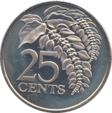 1974 25 CENT TRINIDAD & TOBAGO