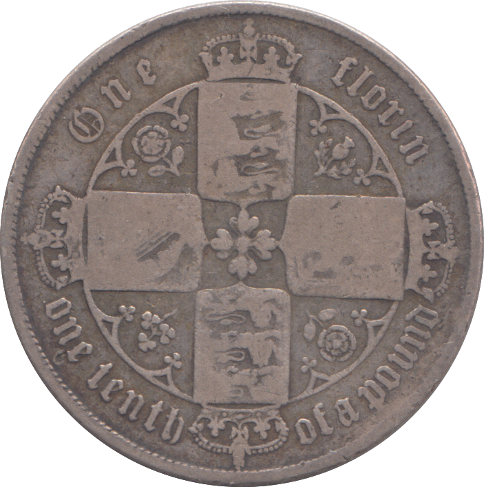 1865 FLORIN ( FINE )