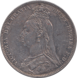 1889 SHILLING ( GVF )