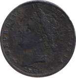 1828 FARTHING ( FINE )