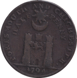1794 HALF PENNY TOKEN PORTSMOUTH