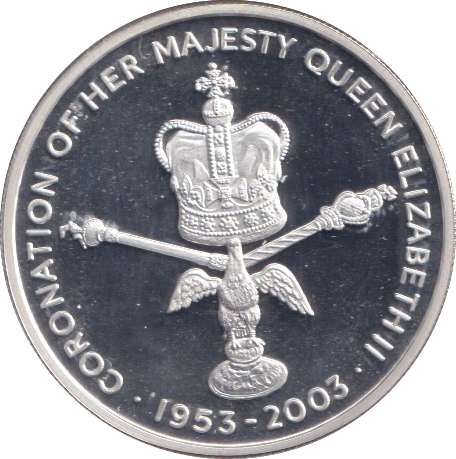 2003 SILVER PROOF 50P