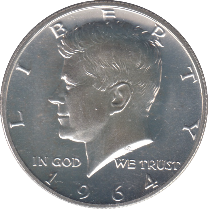 1964 SILVER USA HALF DOLLAR