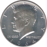 1964 SILVER USA HALF DOLLAR