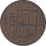 1794 HAVERHIL HALFPENNY TOKEN