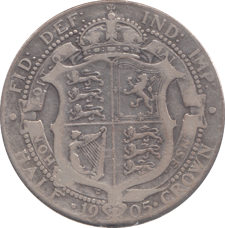 1905 HALFCROWN ( NF )