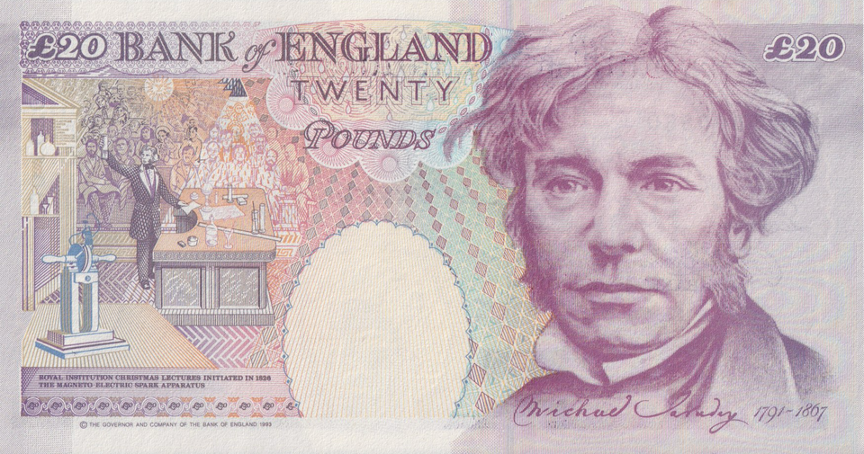 TWENTY POUNDS BANKNOTE LOWTHER REF £20-28 ( UNC ) RARE FIRST RUN