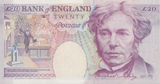 TWENTY POUNDS BANKNOTE LOWTHER REF £20-28 ( UNC ) RARE FIRST RUN