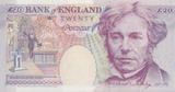 TWENTY POUNDS BANKNOTE LOWTHER REF £20-26 ( UNC )