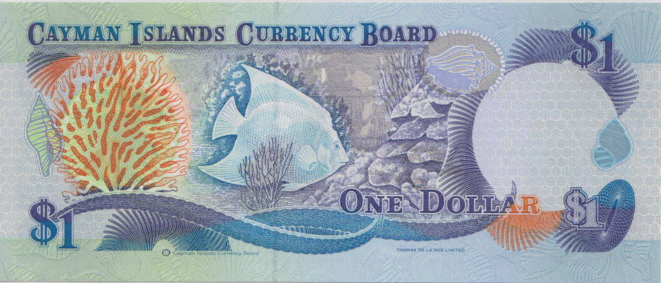 1996 ONE DOLLAR CAYMAN ISLANDS BANKNOTE REF-1783