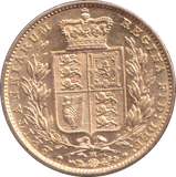 1884 GOLD SOVEREIGN ( AUNC ) MELBOURNE MINT