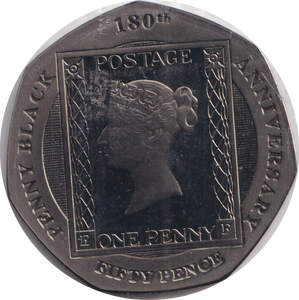 2020 FIFTY PENCE GIBRALTAR