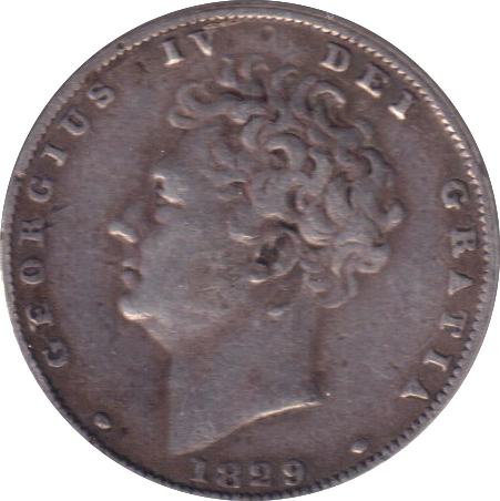 1829 SIXPENCE ( FINE )