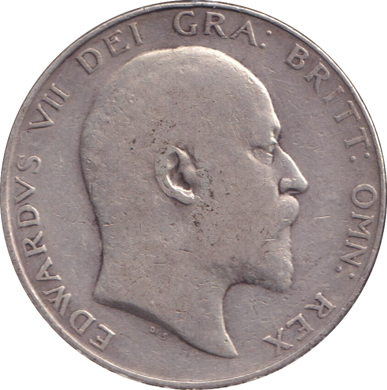 1908 HALFCROWN ( FINE )