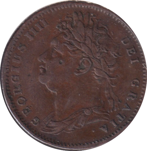 1825 FARTHING ( VF )