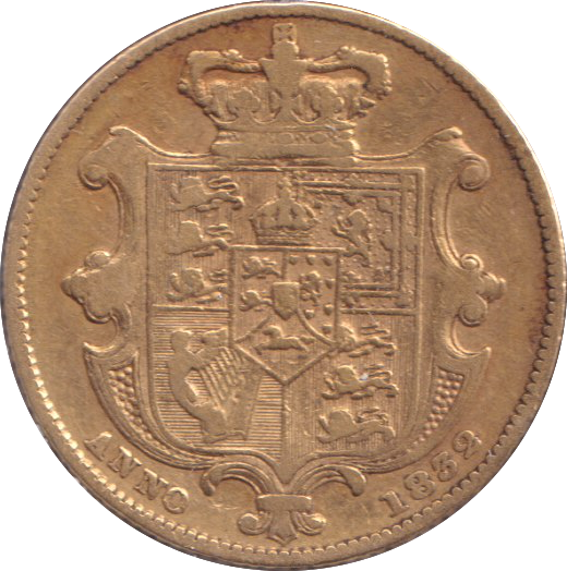 1832 GOLD SOVEREIGN ( GF )