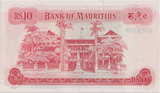 1967 10 RUPEES MAURITIUS BANKNOTE REF-1754
